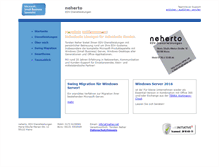Tablet Screenshot of neher.net